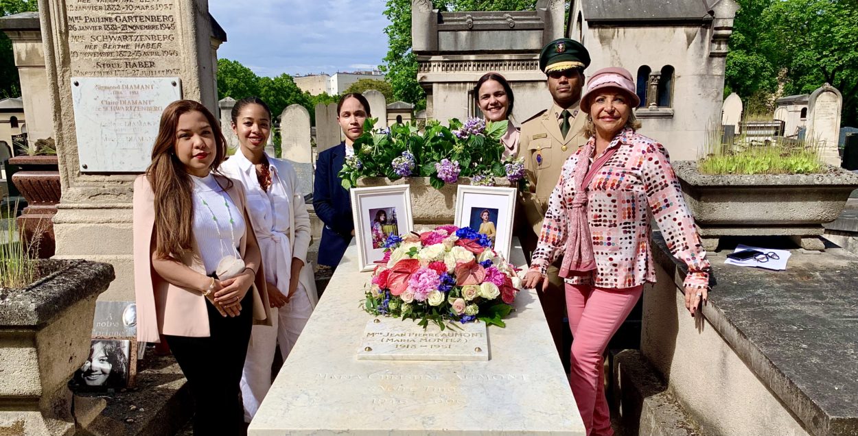 Embajada dominicana en Francia remoza tumba de María Montez