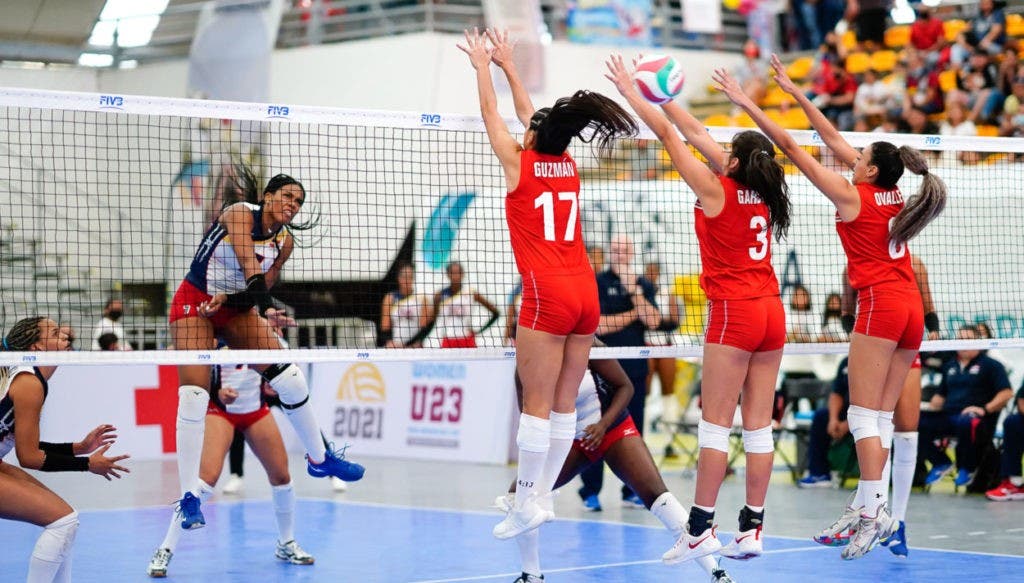 República Dominicana derrotó a México 3-0 (25-20, 25-19, 25-22) en el juego por la medalla de oro, convirtiéndose en cinco veces Campeonas de la Copa Panamericana U23 Femenina el domingo por la noche en Aguascalientes.