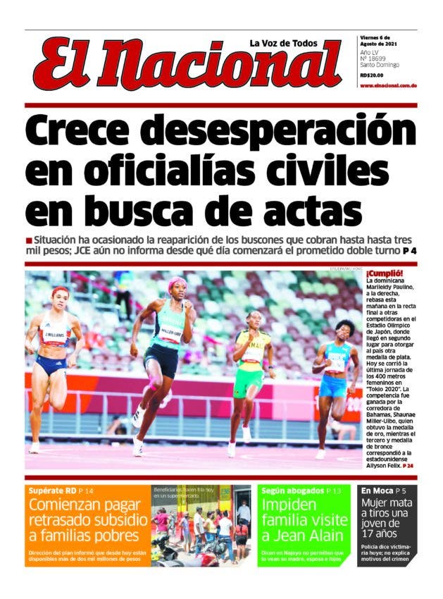 Impreso viernes 06 agosto 2021