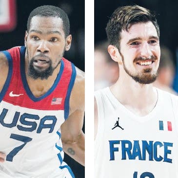 EEUU y Francia a final basket