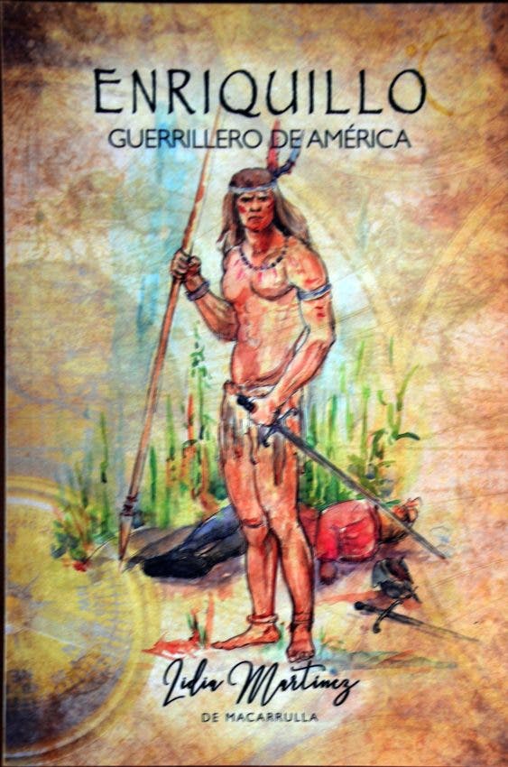 Portada del libro "Enriquillo guerrillero de América"
