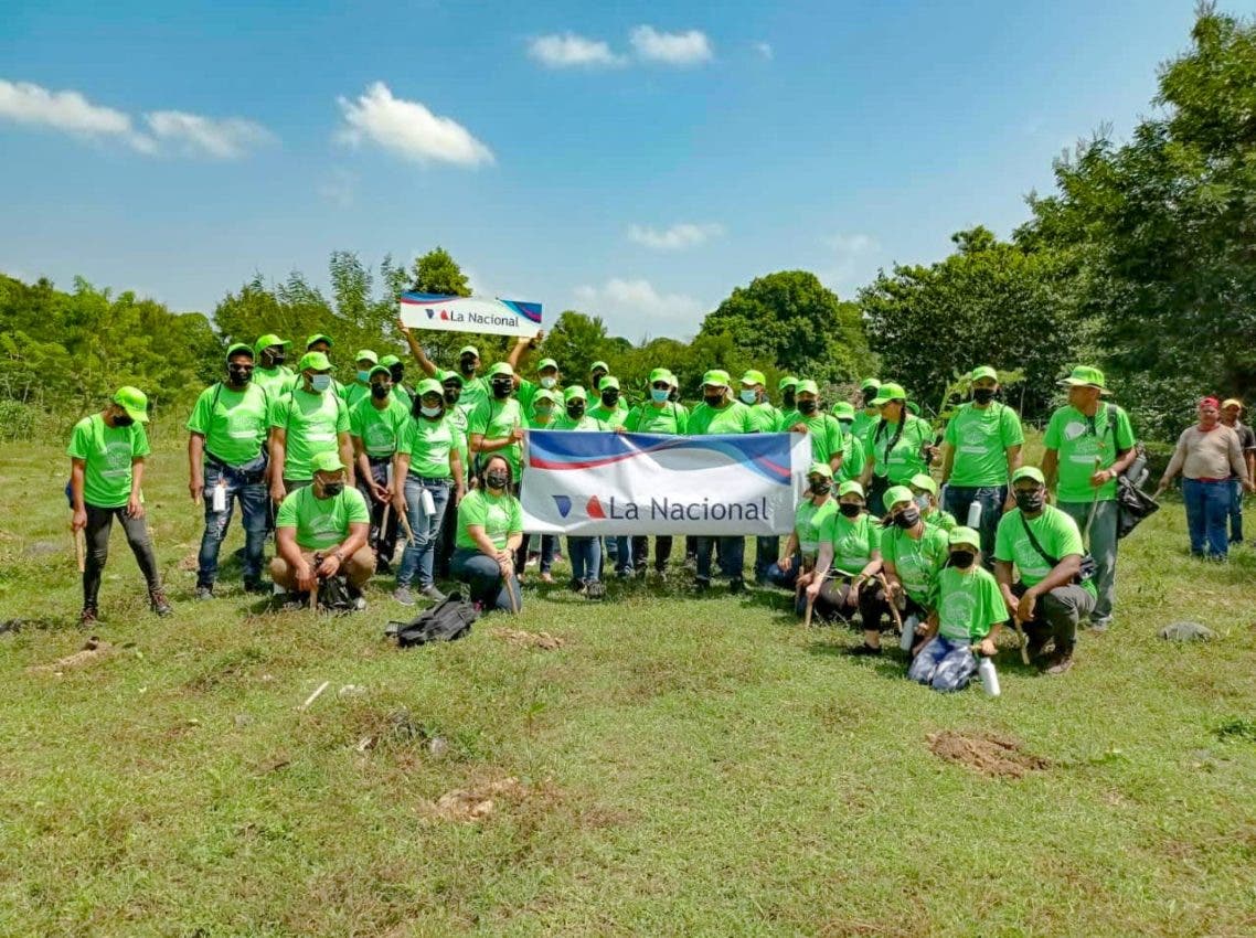 La Nacional lleva a cabo exitosa jornada de reforestación