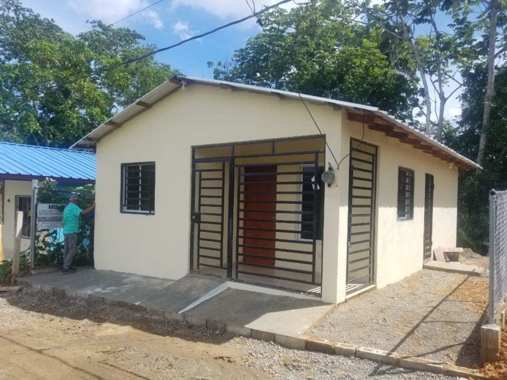 Casa construida para familia no vidente en Jarabacoa