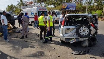 Un muerto 4 heridos accidentes tránsito PP