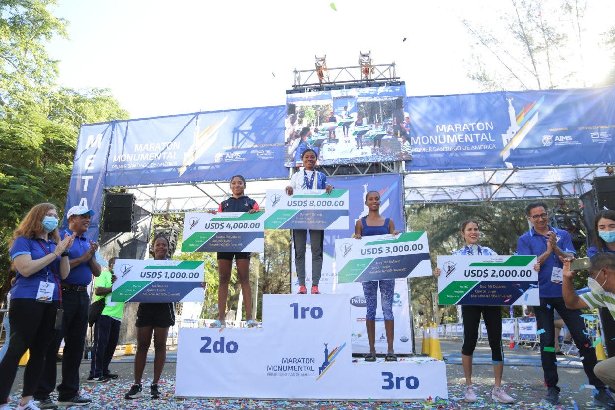 Kenia, Colombia y RD lideran Maratón Monumental