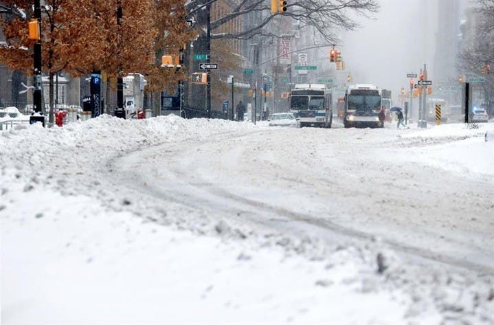 Nieve y posible “ciclón bomba” se espera para NY