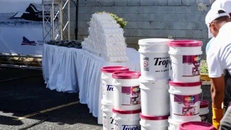 Rojas realizó una asamblea , en la que destacó el trabajo realizado con el impacto de 16 mil 832 viviendas, a través del programa Pinta tu Barrio