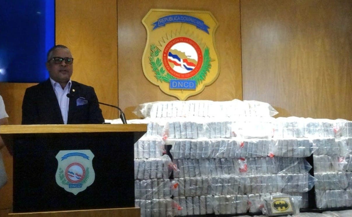 DNCD ocupa más de 888 kilos cocaína