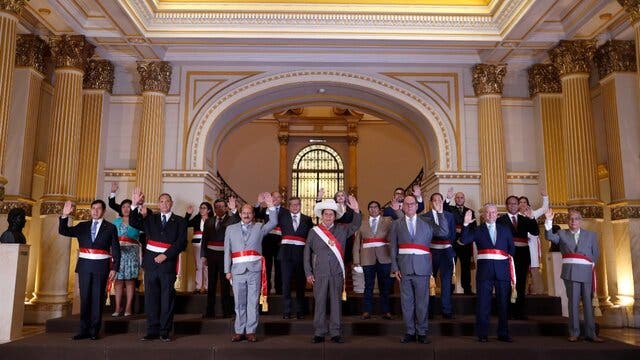 nuevo gabinente ministerial de Pedro Castillo en Perú 