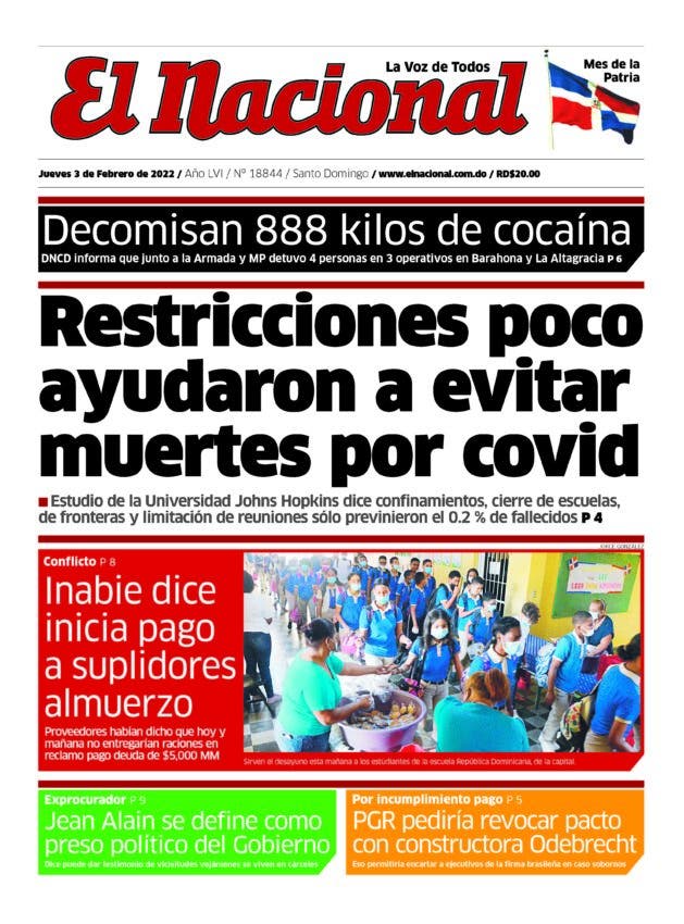 Impreso jueves 3 de febrero 2022