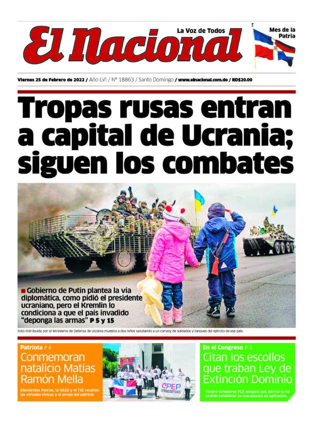 Impreso viernes 25 de febrero 2022