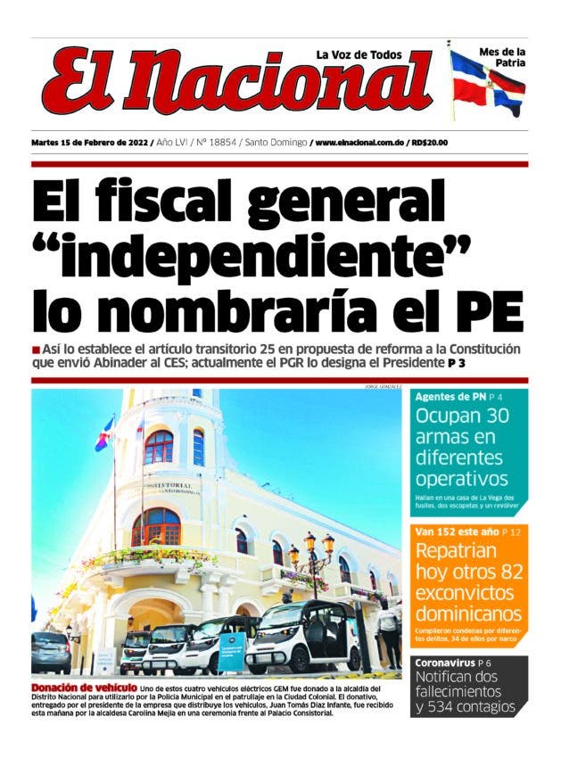 Impreso martes 15 de febrero 2022