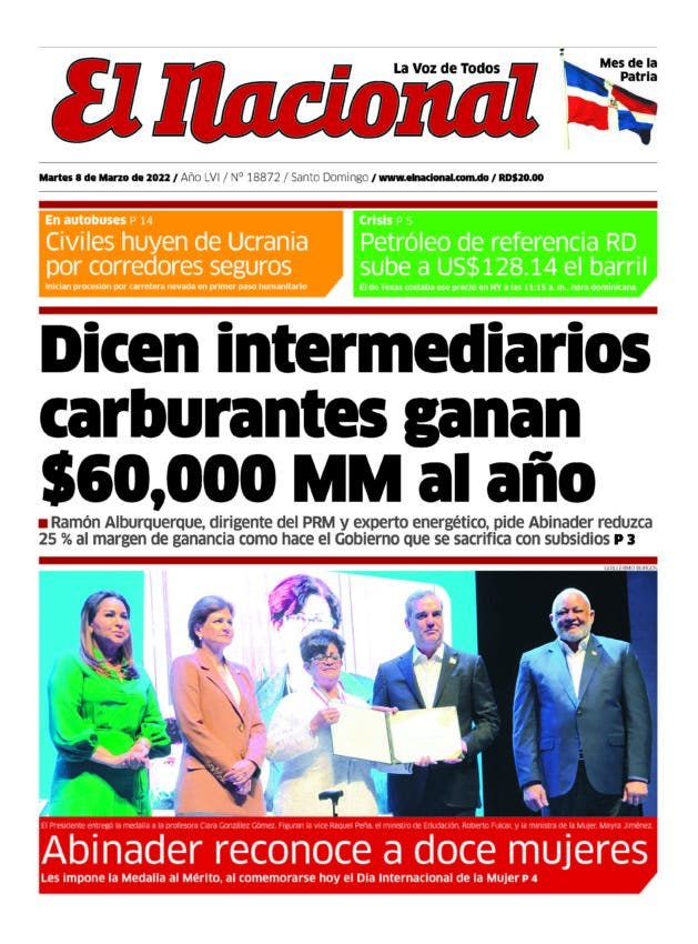 Impreso martes 8 de marzo 2022