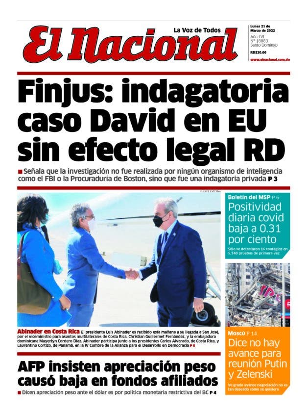 Impreso lunes 21 de marzo 2022