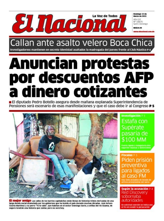 Impreso domingo 13 de marzo 2022
