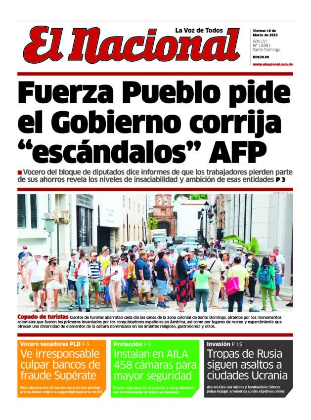 Impreso viernes 18 de marzo 2022