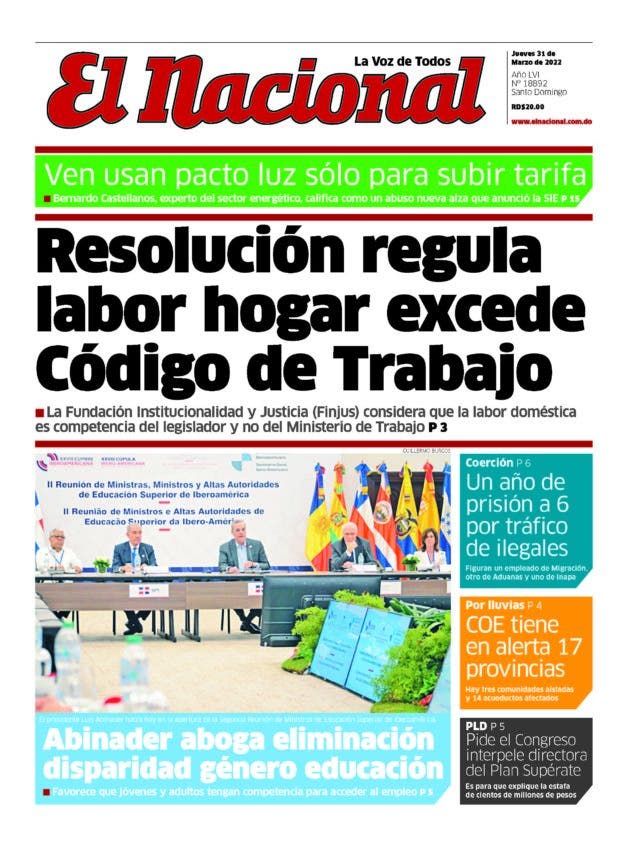Impreso jueves 31 de marzo 2022