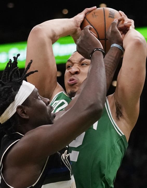 Celtics logran lo imposible: detener a Giannis Gran defensa Horford y Williams