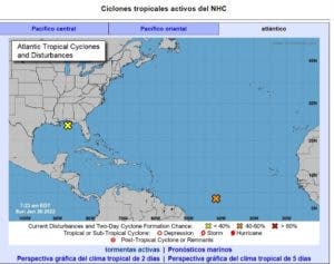 Onamet y CNH vigilan onda tropical ubicada al sureste del Caribe