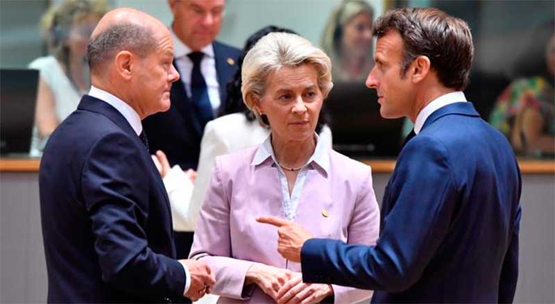 Líderes de la UE otorgan a Ucrania y Moldavia el estatus de países candidatos