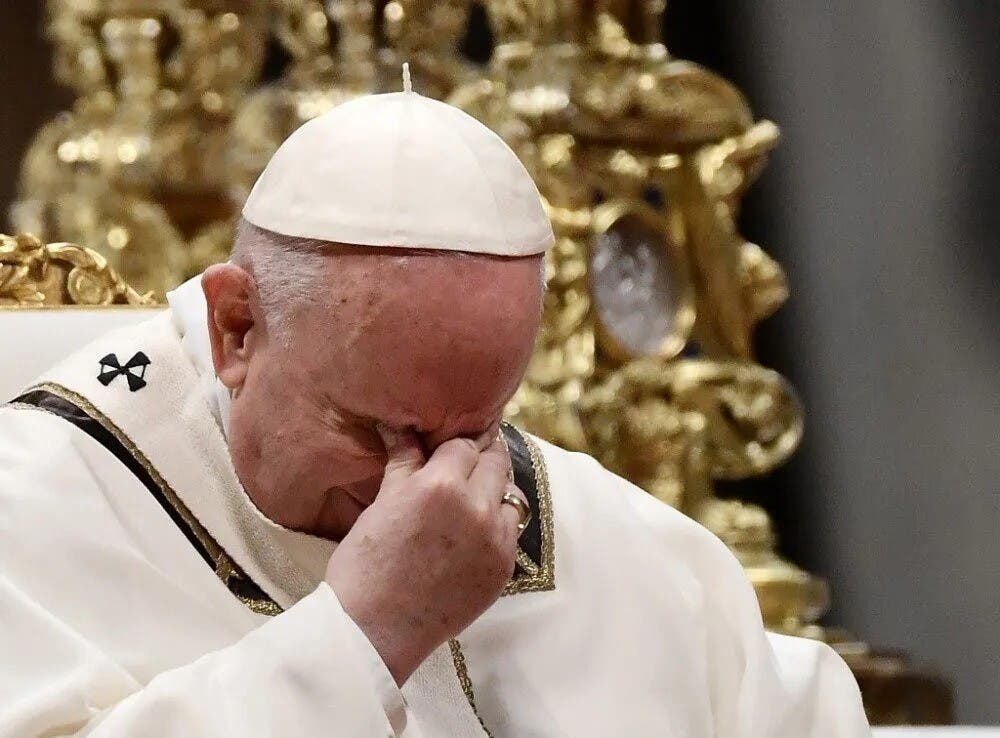 Papa dice se ha desatado una violencia diabólica