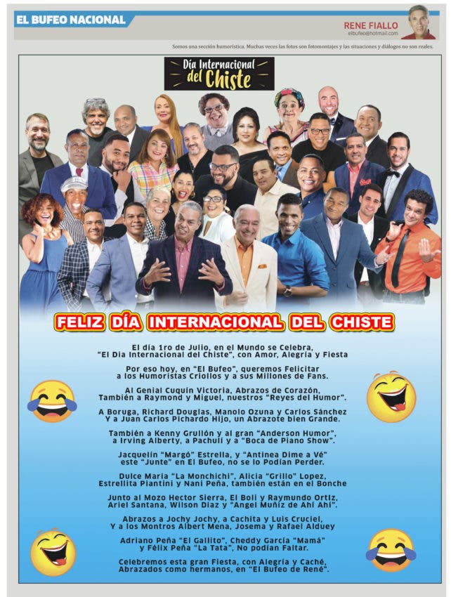 Feliz Día Internacional del Chiste