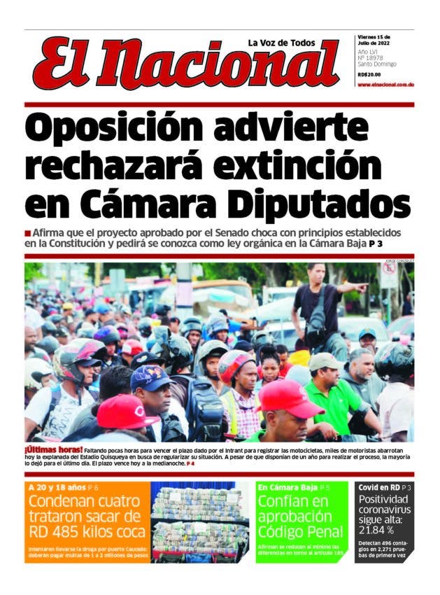Impreso viernes 15 julio 2022