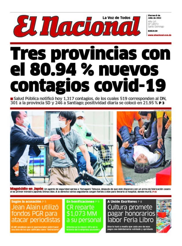 Impreso viernes 8 julio 2022