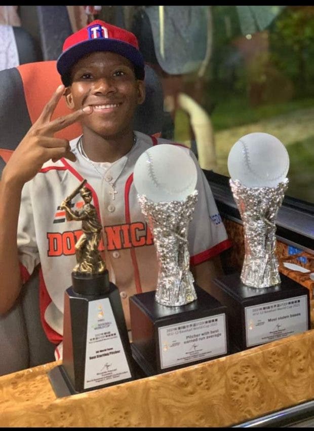 César Altagracia mejor pelotero dominicano Mundial Béisbol U12