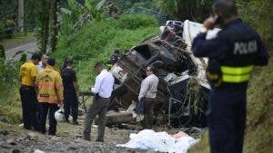 Accidente de autobús deja nueve muertos en Costa Rica