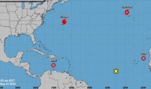 Depresión causará lluvias esta tarde