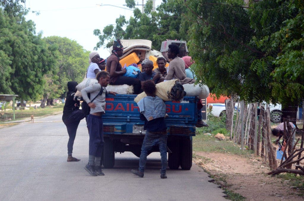 Un camión con haitianos en las cercanías de Jimaní. Jorge González