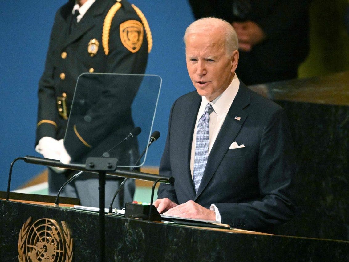 Biden en la ONU: Rusia quiere borrar a Ucrania del mapa