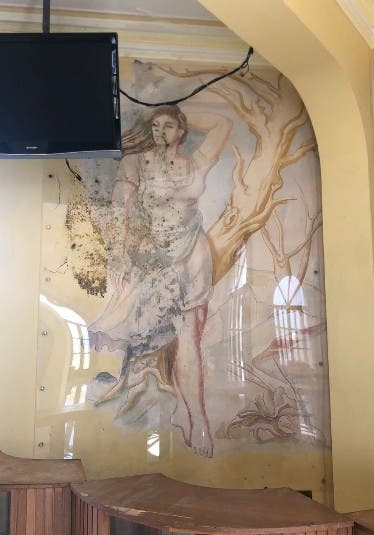 Mural del pintor español José Vela Zanetti.