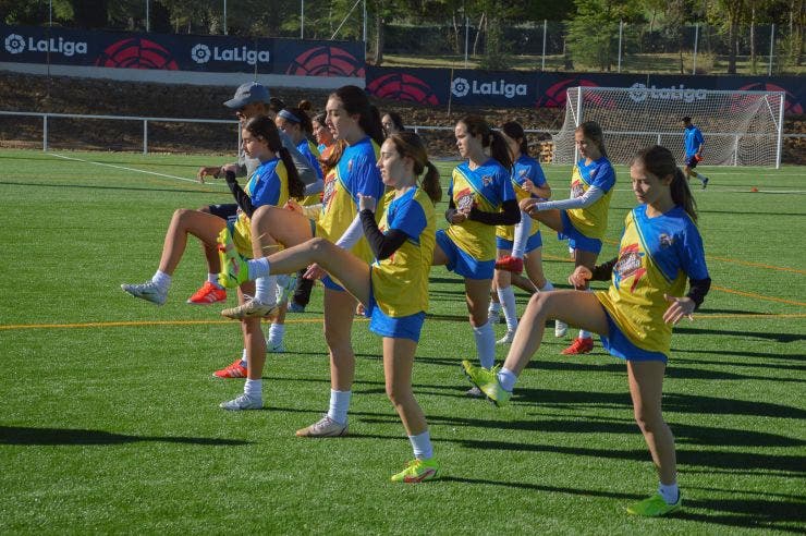 Los campeones de un torneo juvenil RD entrenan con LaLiga