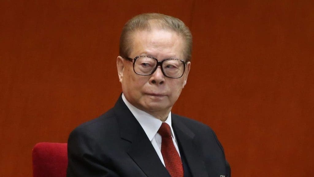 El expresidente chino Jiang Zemin.