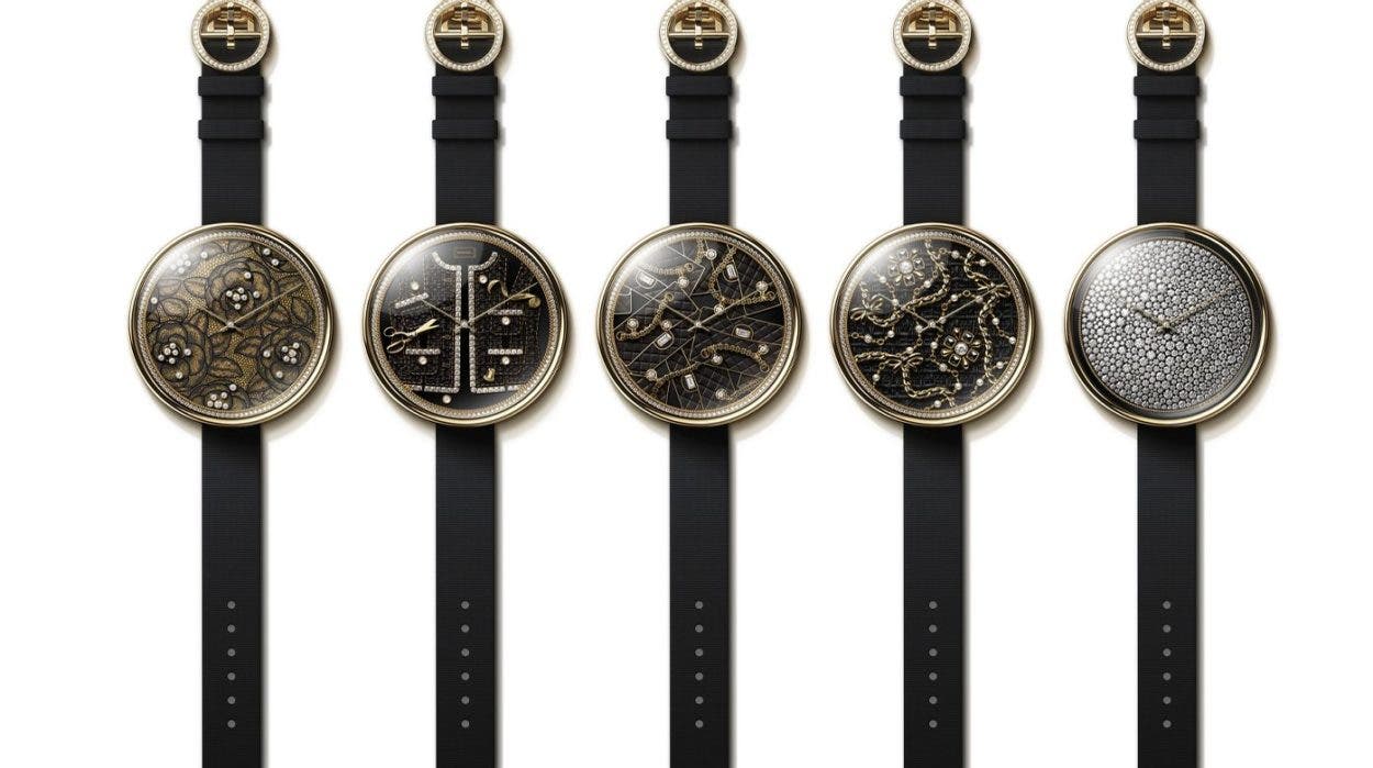Chanel convierte los utensilios de la costura en exclusivos relojes