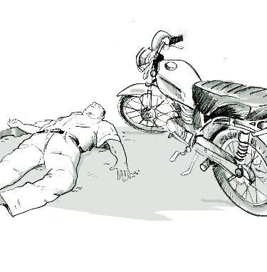 Muere coronel retirado atropellado por motociclista en carrera clandestina