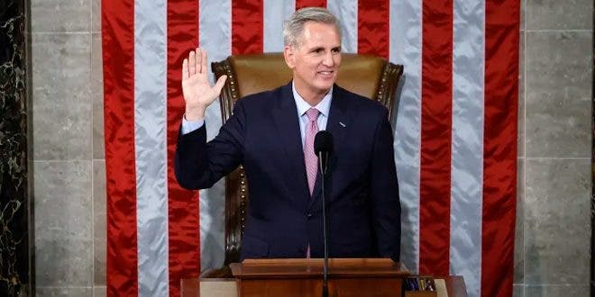 EEUU: McCarthy es elegido como presidente de la Cámara