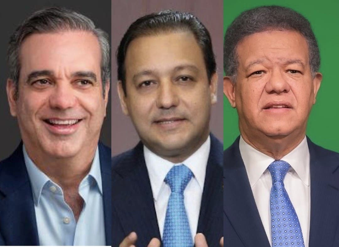 Abel 42.7%, Abinader 33.5% y Leonel 10% de preferencia en Santiago
