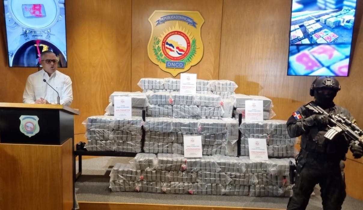 Decomisan 436 paquetes cocaína en Punta Caucedo