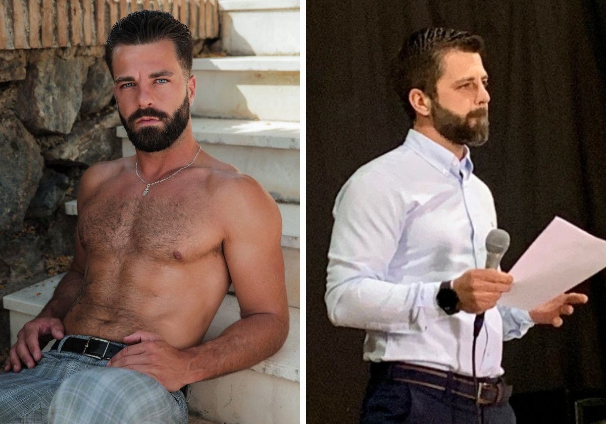 Un candidato a alcalde, famoso en España por su vinculación al cine porno