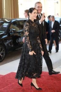 Abinader y Raquel llegan a recepción de coronación