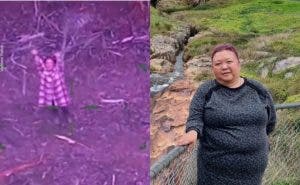 Mujer se pierde en el bosque y sobrevive 5 días con dulces y vino