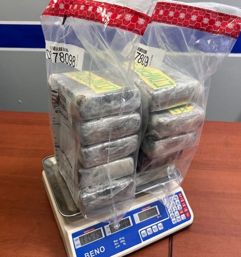 Los paquetes de cocaína ocupados durante los operativos por la DNCD