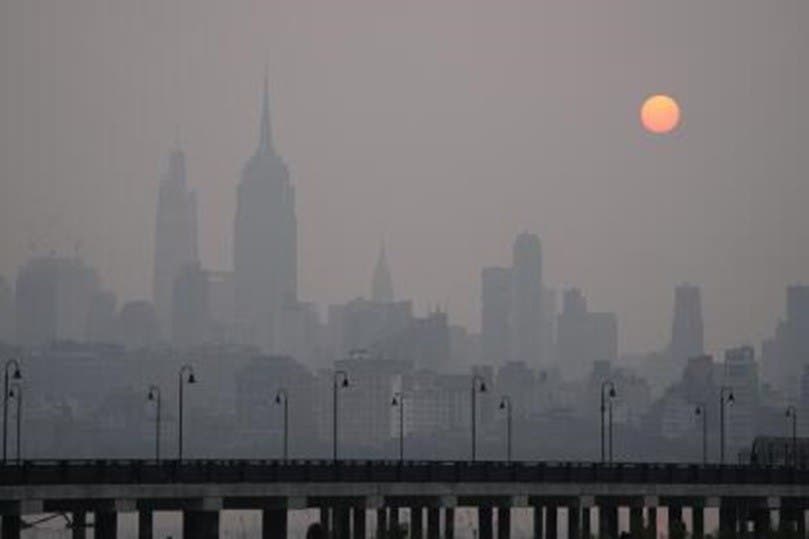 NY mantuvo alerta sobre baja calidad del aire