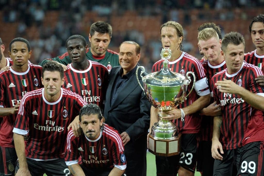 El fútbol italiano llora la muerte de Berlusconi