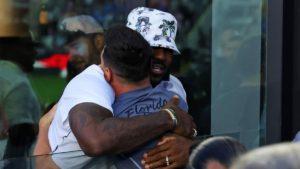 De LeBron a Kim Kardashian pasando por Becky G: los famosos en debut de Messi