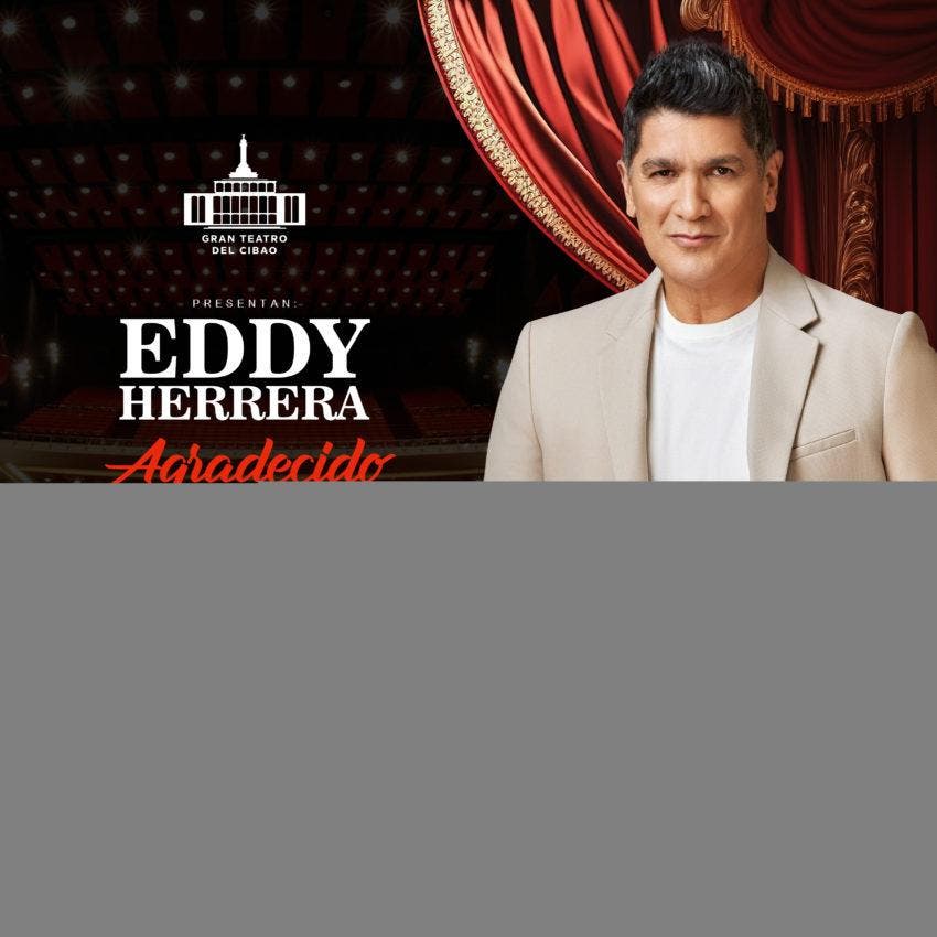 Eddy Herrera actuará en Teatro Cibao