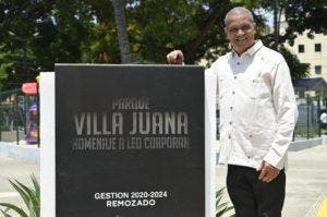 Remozan parque Villa Juana, homenaje a don Leo Corporán